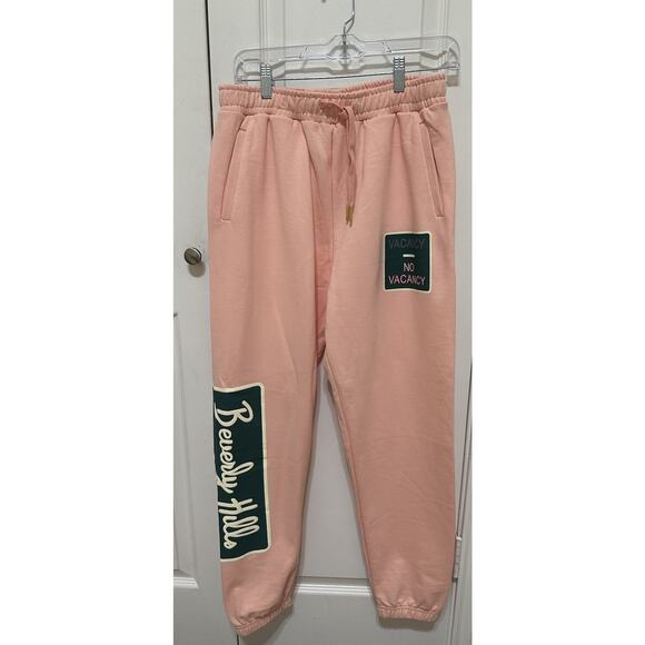 Care Tucker Care Classic Sweatpants Pink Comfy 100% Cotton Soft - Picture 4 of 9